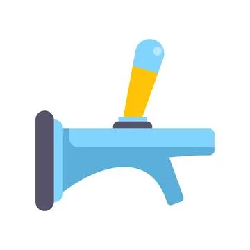 Beer tap drawing serving cold refreshing beverage Stock Illustration