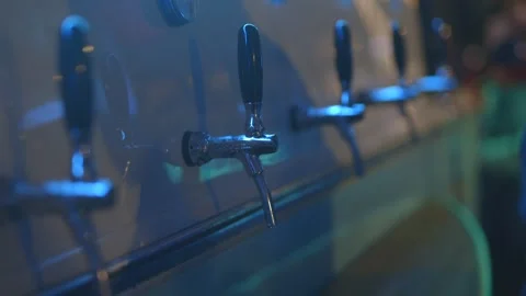 Beer tap drinks van Stock Footage 247331174
