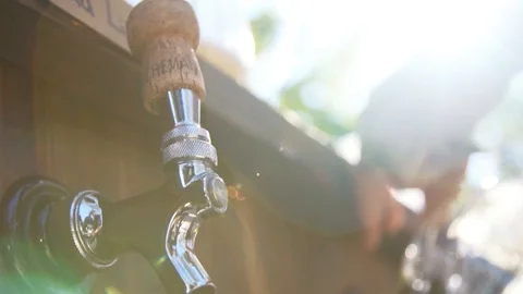 Beer Tap Stock Footage 129612230