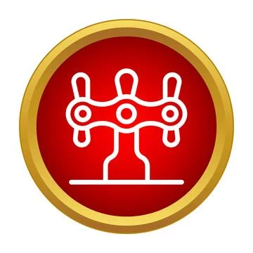 Beer tap icon showing draft beverage dispenser Stock Illustration