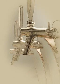 Beer Tap Stock Illustration