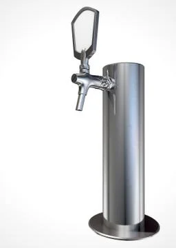 Beer Tap Isolated Stock Illustration