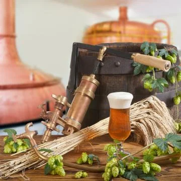 Beer on tap Stock Photos