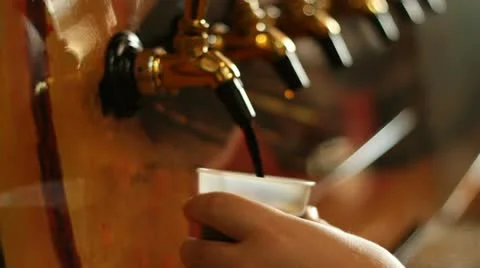Beer Tap Stout Stock Footage 10890579