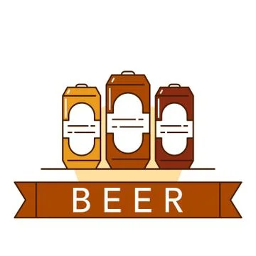 Beer theme illustration Stock Illustration