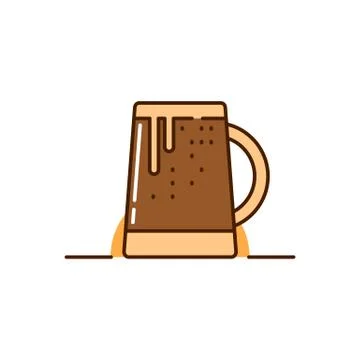 Beer theme illustration Stock Illustration