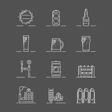 Beer theme illustration Stock Illustration