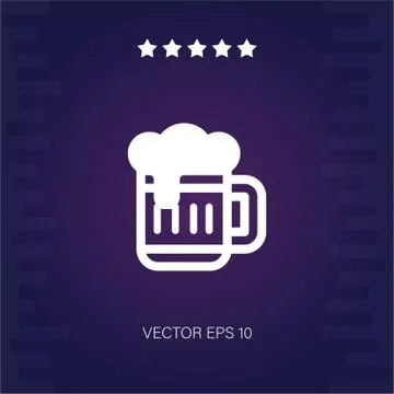 Beer vector icon Stock Illustration