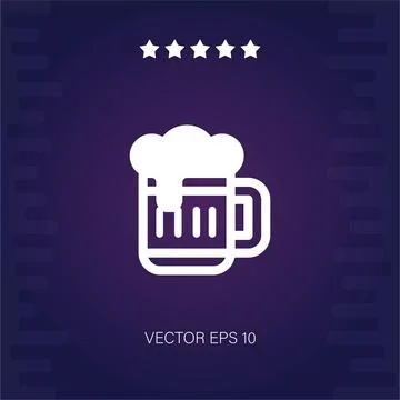 Beer vector icon Stock Illustration