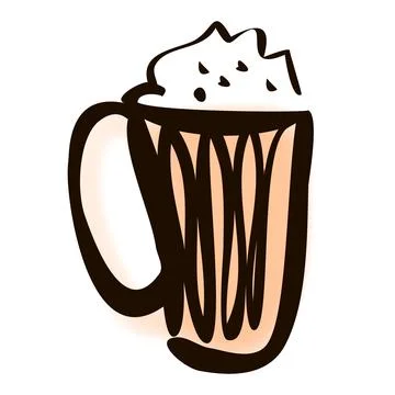 Beer vector logo design template. oktoberfest or pub icon. Stock Illustration