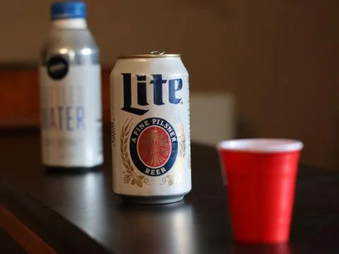Beer &amp; Water Stock Photos