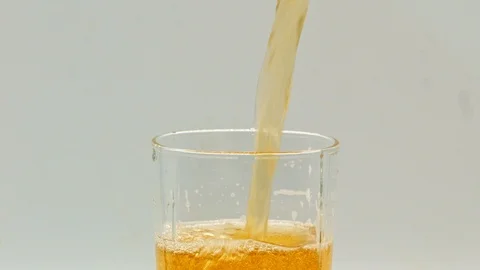 Beer white studio close up shot Stock Footage 126406658