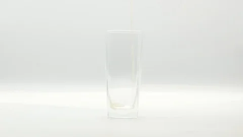 Beer white studio close up shot Stock Footage 126407407