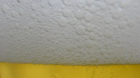 Beer wine poured into a glass, little foam. hd. beer wine poured into a clear Stock Footage