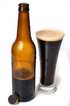 Beerdark beer Stock Photos
