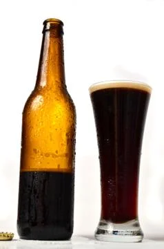 Beerdark beer Stock Photos