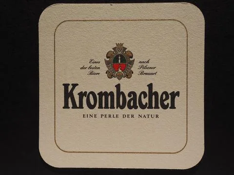 Beermat drink coaster Stock Photos