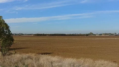 Be'erotayim fields and entry Video stock 88667363