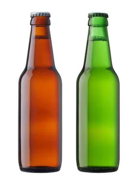Beers in bottle Stock Photos