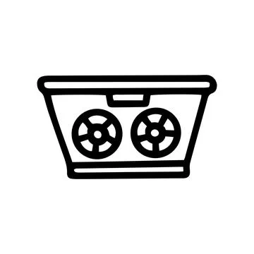 Bees brood box line vector doodle simple icon イラスト素材