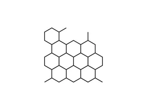 Bees, honey, honeycomb icon. Vector illustration, flat design. Stock Illustration