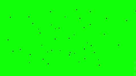 Bees moving in random direction on green screen 2D animation (Chroma key) Stock Footage 307659185