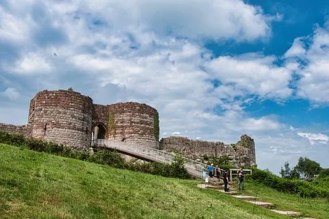 Beeston Castle 2 스톡 사진