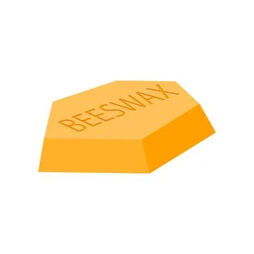 Beeswax cartoon icon Stock Illustration