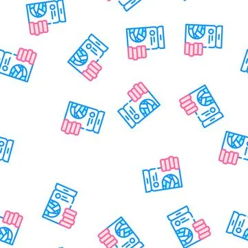 Beeswax disks vector seamless pattern color Stock Illustration