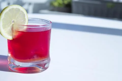 Beet drink with lemon Stock Photos