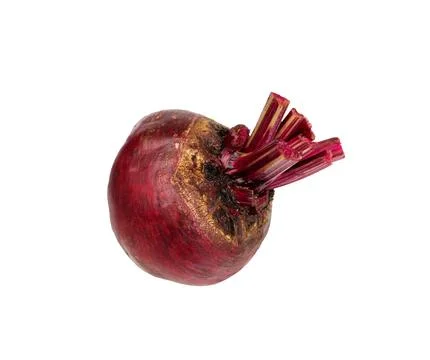 Beet with leaves isolated. Stock Photos