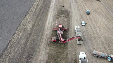 Beet loader Stock Footage 163931972
