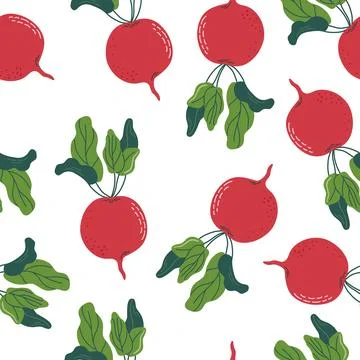 Beet pattern Illustrazione stock