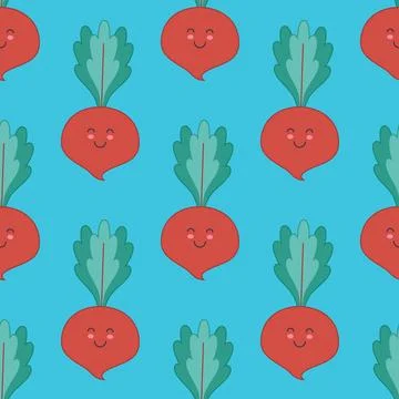 Beet pattern Stock Illustration
