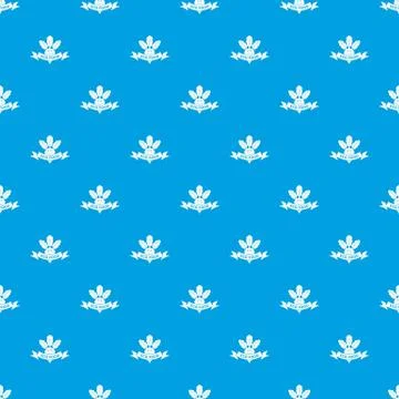Beet pattern seamless blue Stock Illustration