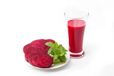 Beet root juice Stock Photos