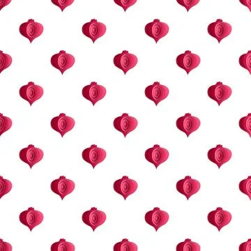 Beet root vegetable pattern seamless repeating texture Stock Illustration