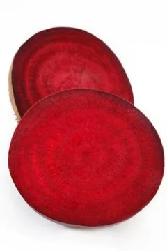 Beet root on white background Stock Photos