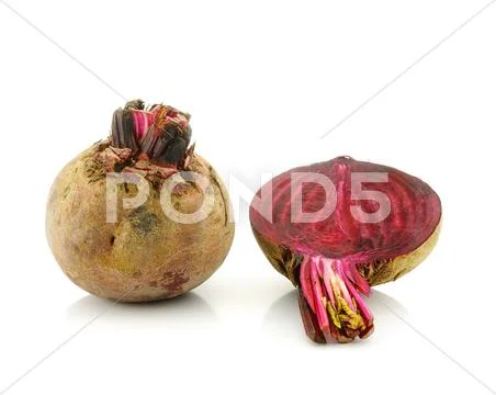 Beet roots isolated on a white background Stock Photos