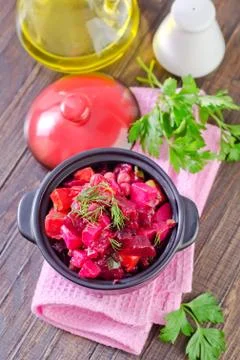 Beet salad Stock Photos