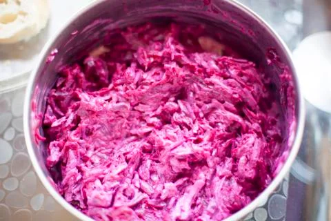 Beet salad Foto stock