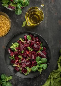 Beet salad. Stock Photos