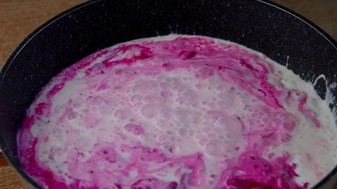 Beet Soup Stock Footage 320248766