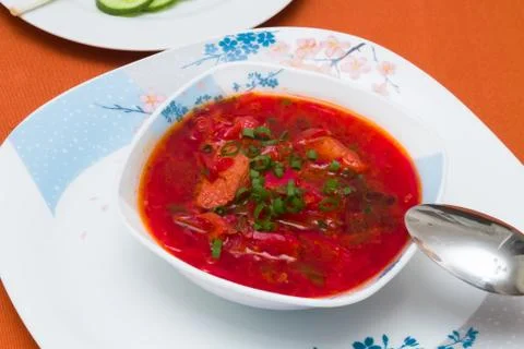 Beet soup Stock Photos