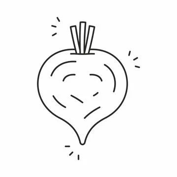 Beet vector icon Stock Illustration