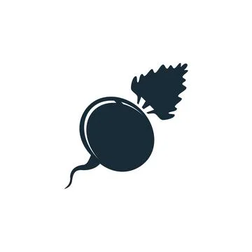 Beet Vegetable Icon Design Template Elements Stock-Illustration