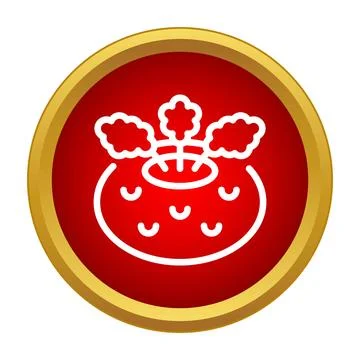 Beet vegetable icon flat style red circle Stock Illustration
