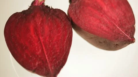 Beet on white background Stock Footage 22244521