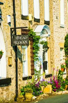 Beetham old Post Office and Tea Rooms UK Stock Photos