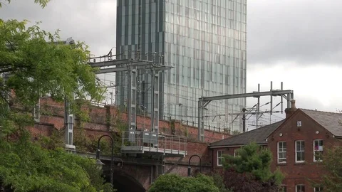 Beetham Tower Manchester Stock Footage 79655403